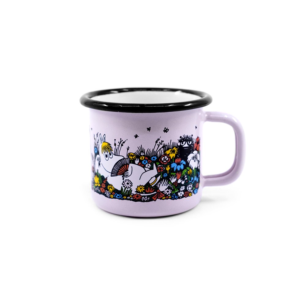 Muumimuki Muurla Kynttilä emalimukissa Vaaleanpunainen 150ml (2016-2020)