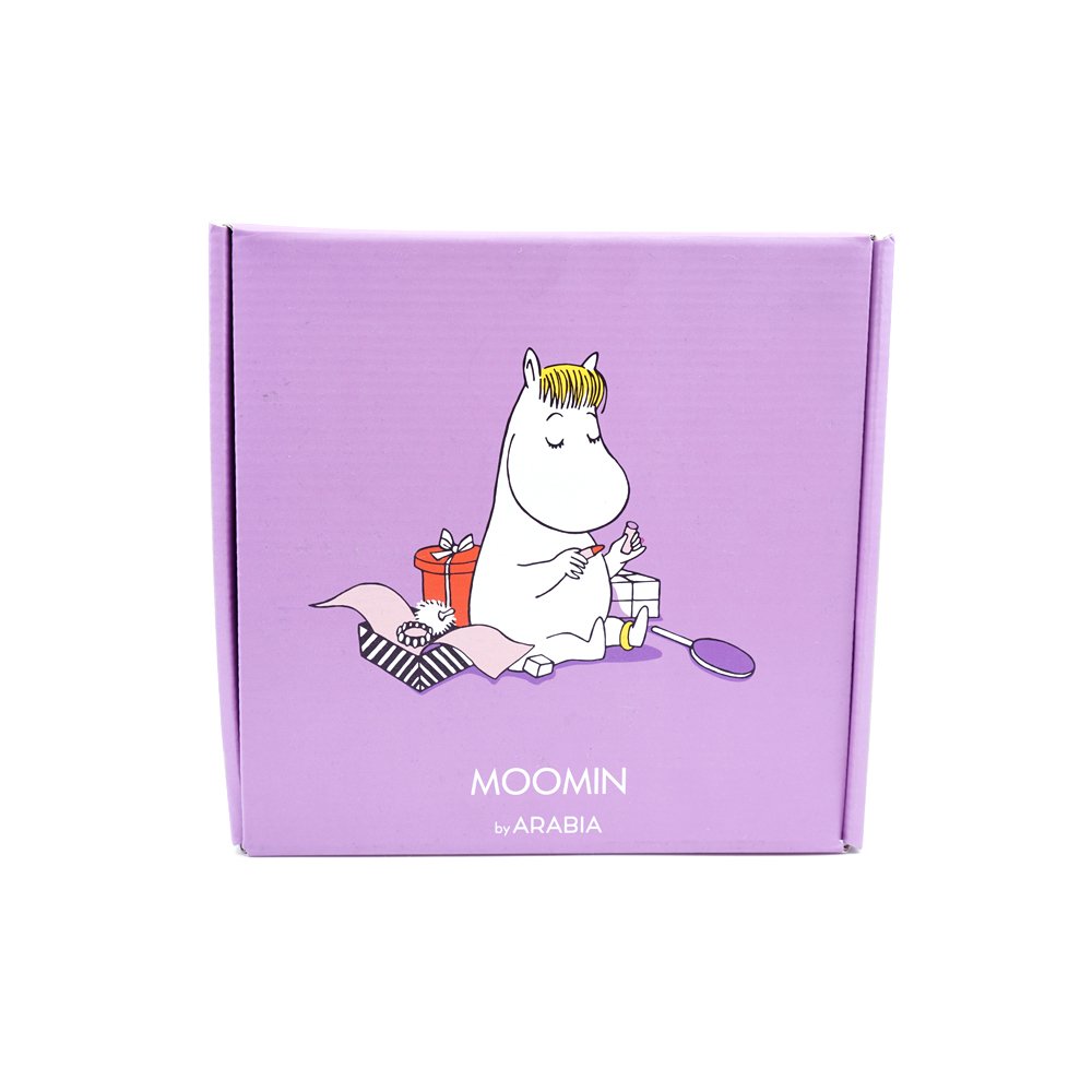 Muumi Niiskuneiti lila, muki+lautanen setti (2020-) *UUSI*