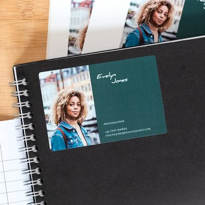 smartphoto Käyntikorttitarrat Pystykuva - 52 kpl