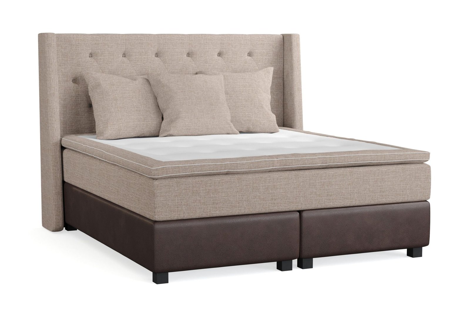 Sängynpääty Havanna 160 - Beige/Ruskea