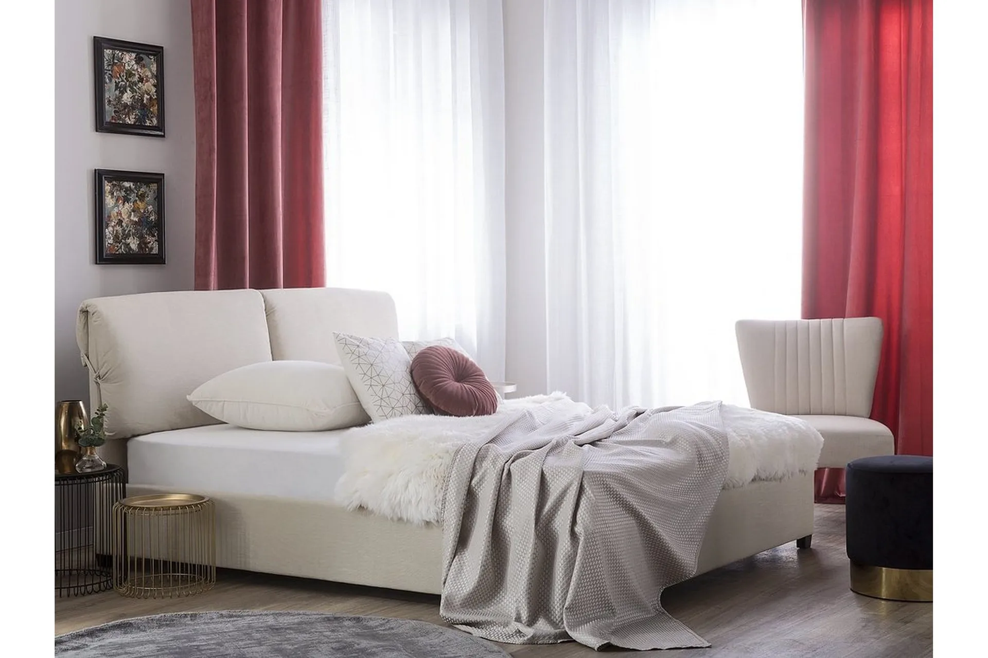 Parivuode Belfort 160x200 cm - Beige