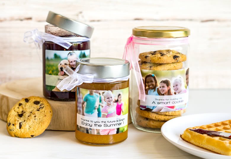 smartphoto Etiketit purkeille Suorakulmainen - 8 kpl