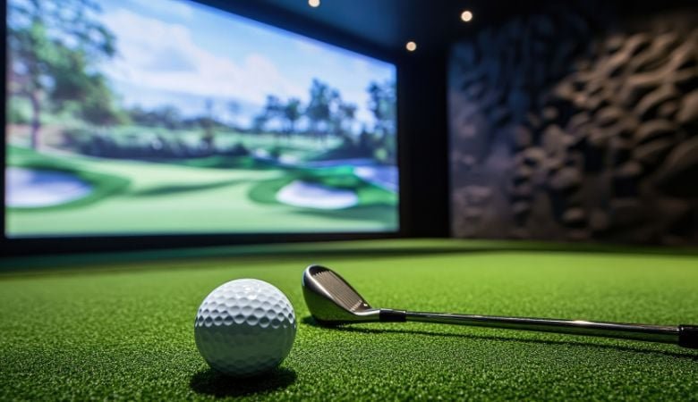 Trackman IO Golf simulaattori 2 tuntia yhden hinnalla tai kausikortti | jopa -50 % | Espoo, Mankkaa Trackman IO golf simulaattori 2h yhden hinnalla