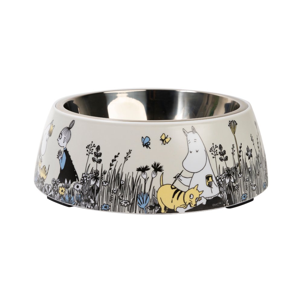 Muurla Moomin for Pets -kulho L, harmaa (2021-) *UUSI*