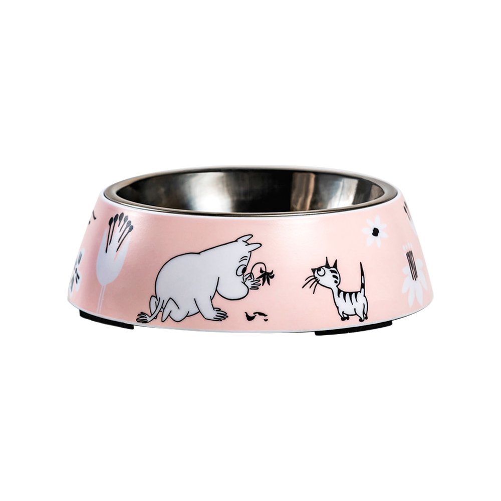 Muurla Moomin for Pets -kulho S, pinkki (2022-) *UUSI*