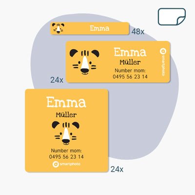 smartphoto Nimilappujen setti - 96 kpl