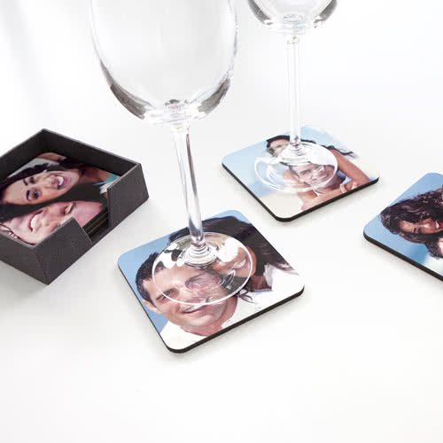 smartphoto Lasinaluset korkki neliö