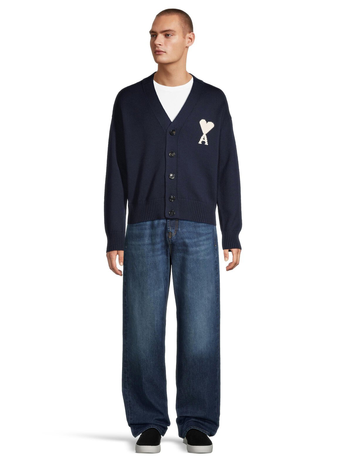 Contrasted ami de coeur -neuletakki