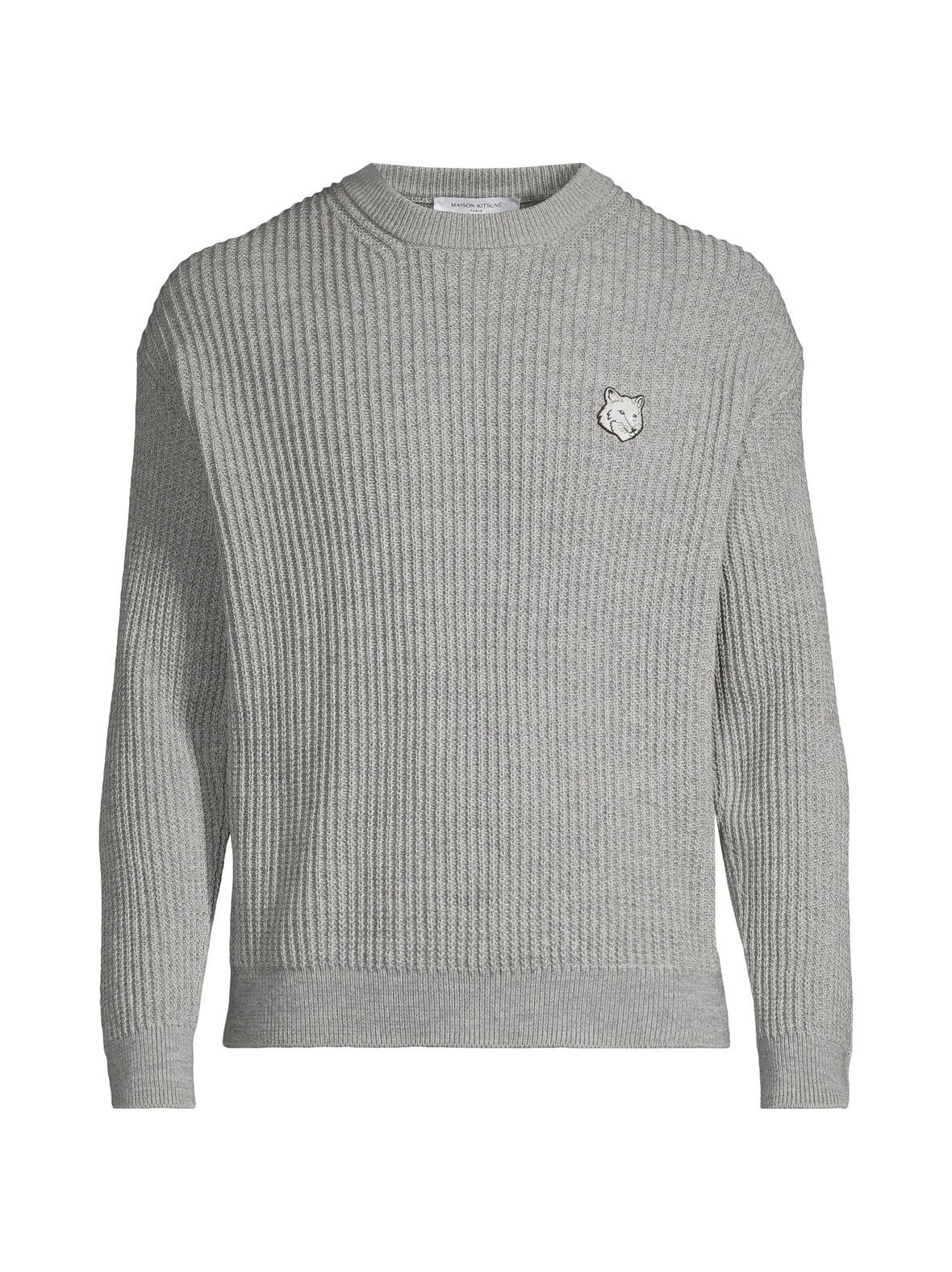 Fox head cotton ribbed -neule