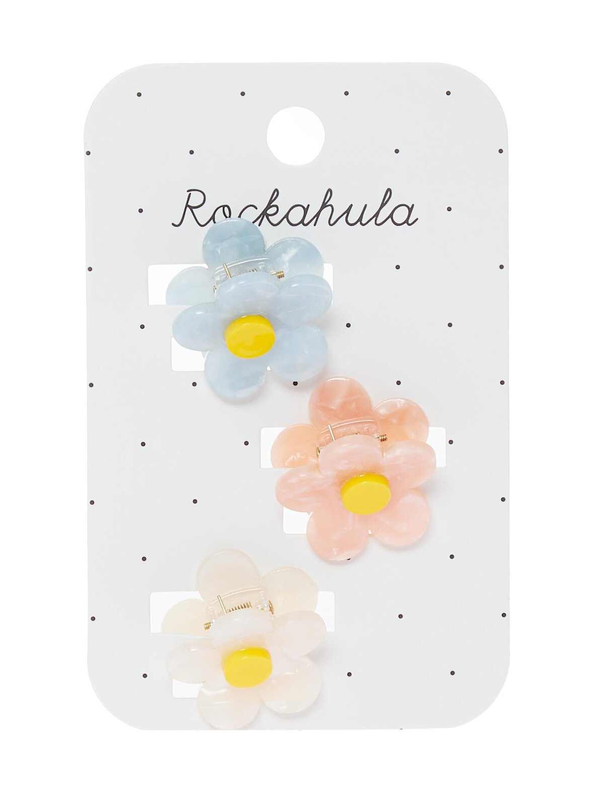 Mini daisy claw -hiusklipsit 3-pack