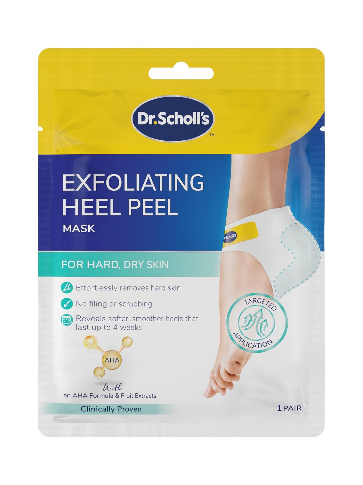 Exfoliating heel mask -kantapään kuorintanaamio
