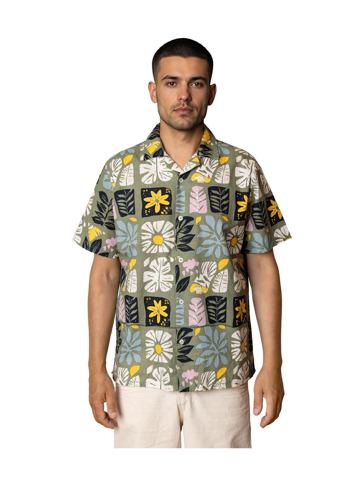 Sea cotton linen -kauluspaita