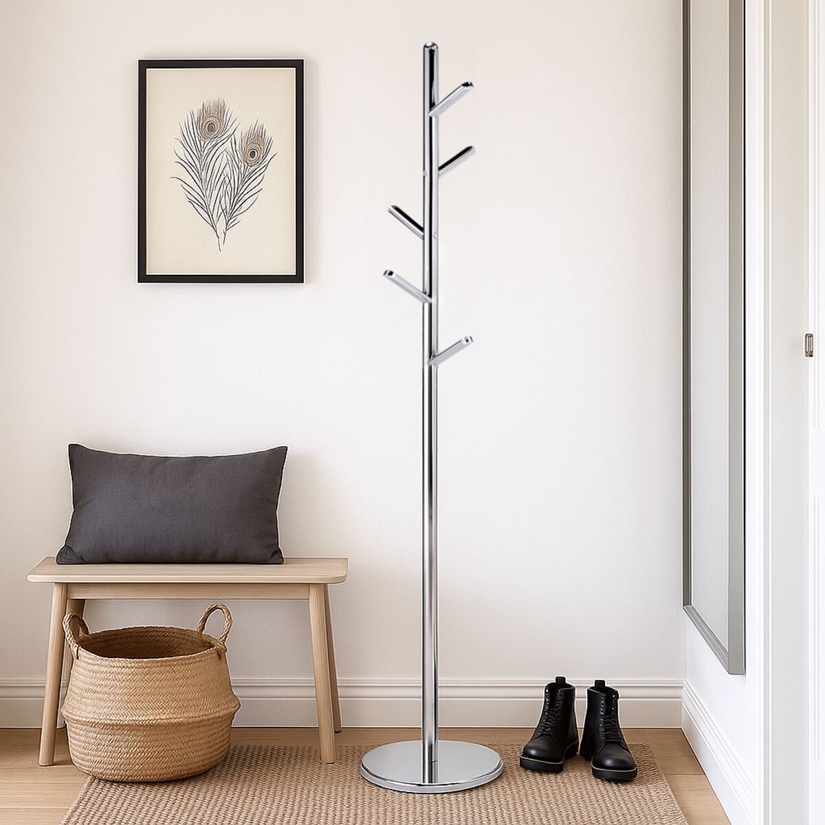 Eira pystynaulakko kromi