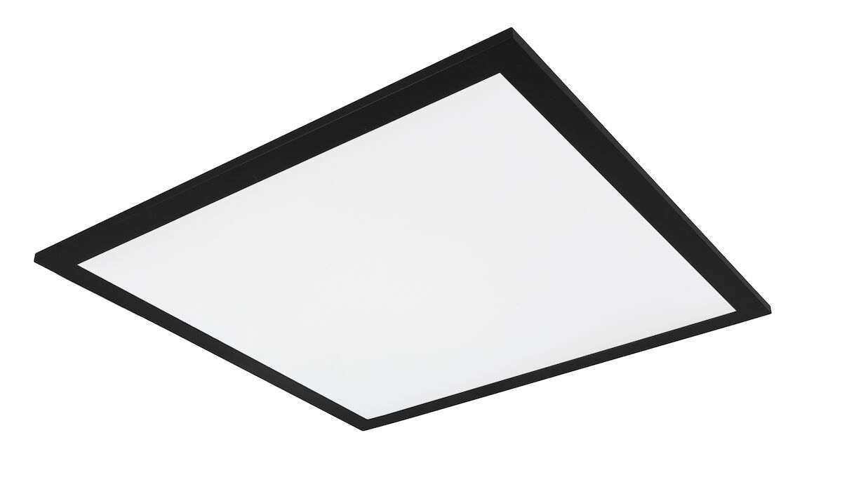 Trio Alpha LED katto-/seinävalaisin 45x45 cm mattamusta