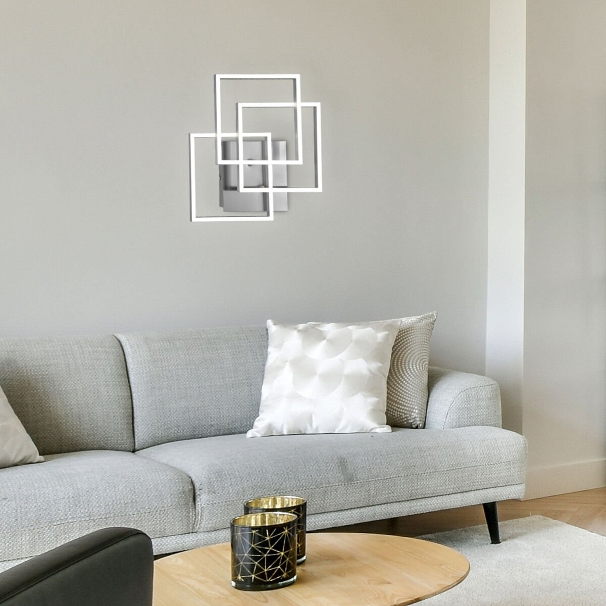 Trio Mobile LED katto-/seinävalaisin harjattu teräs