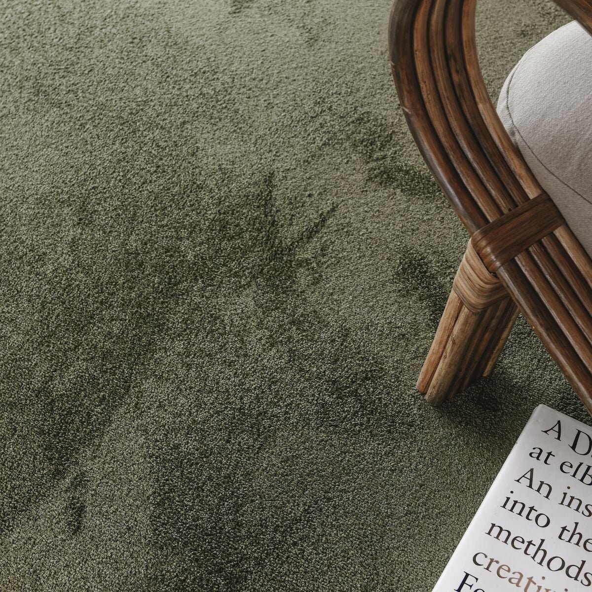 VM Carpet Onni nukkamatto 133x200 cm vihreä 26 kantattu