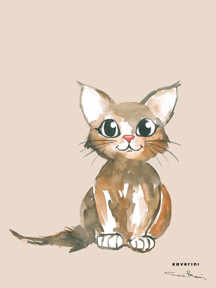 Kaverini Kissa juliste 30x40 cm