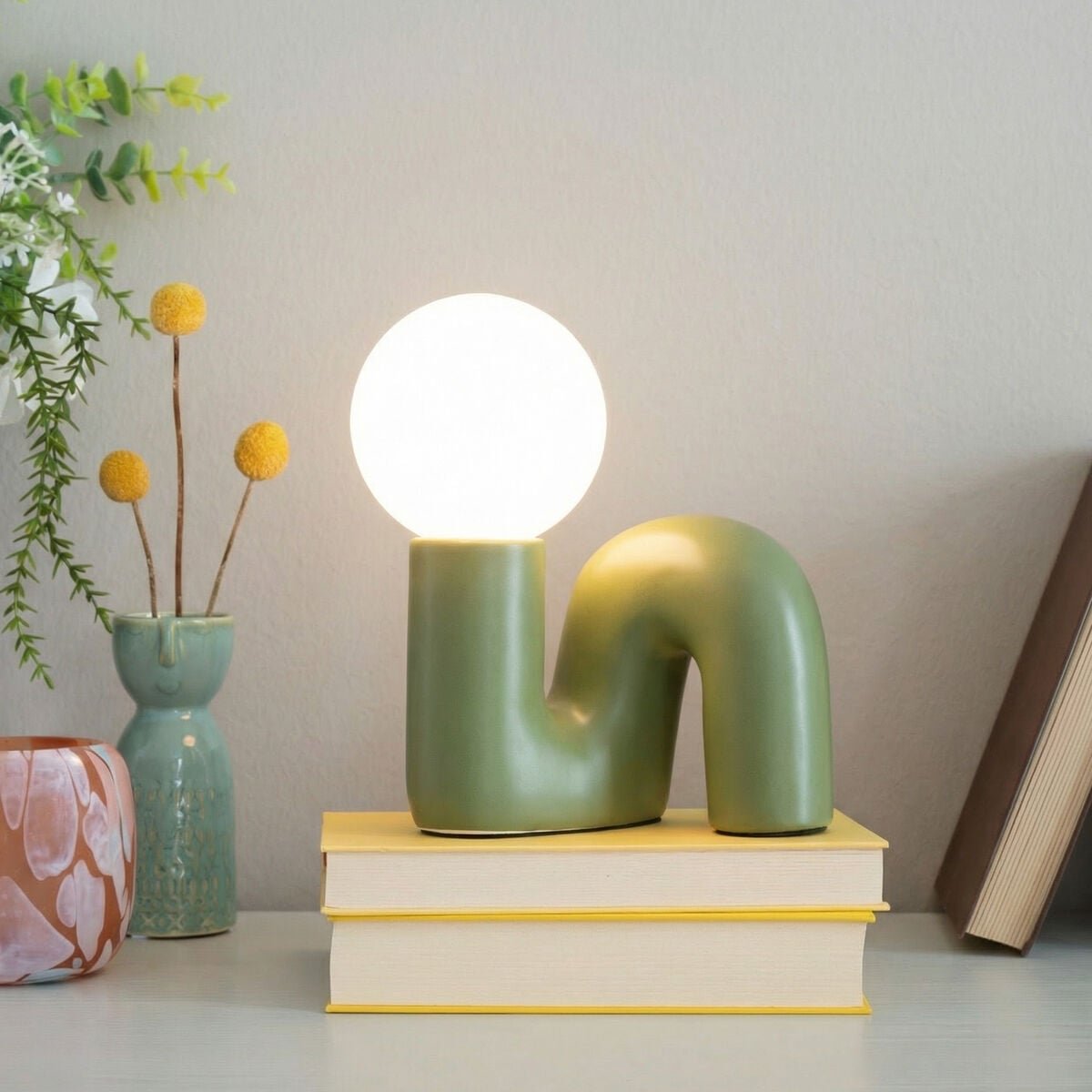 Trio Quinn pöytävalaisin G9 vihreä