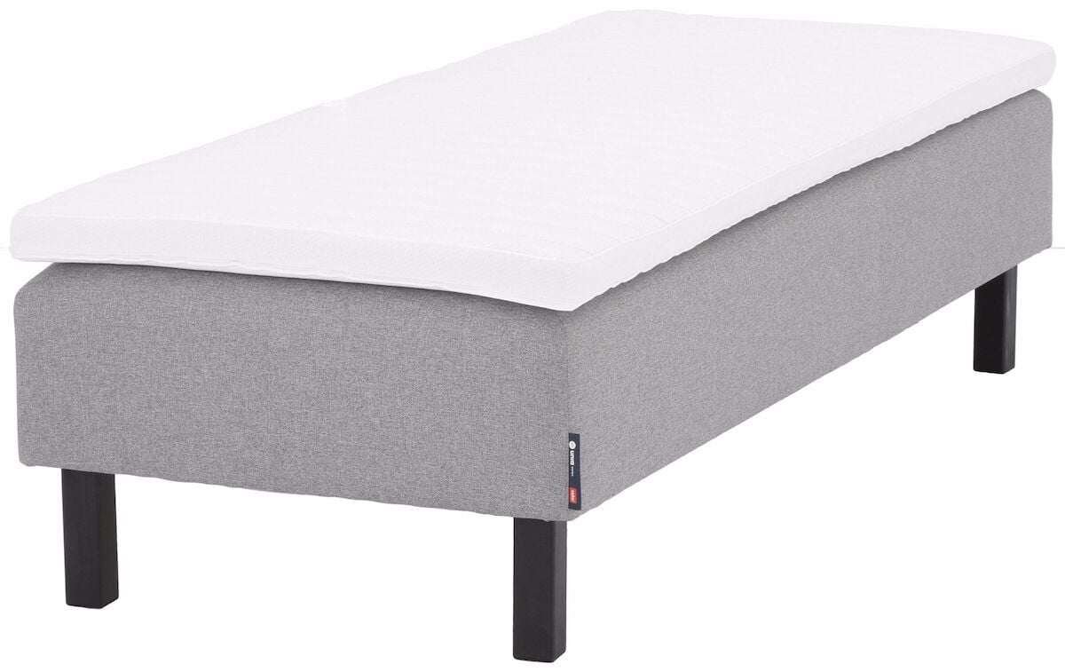 Unia Hopea runkopatjasänky 80x200 L prof vm, wenge jalat, v.harmaa malmo new 9