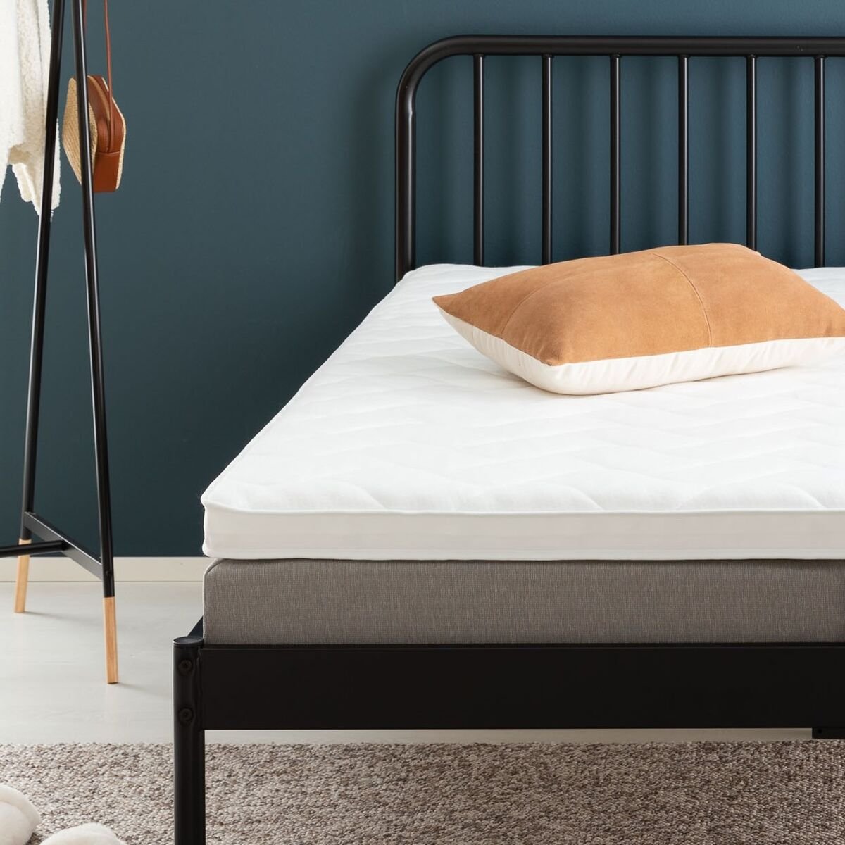 Unia Pronssi joustinpatjapaketti 80x200 cm hiekka, 8 cm prof vm petauspatja