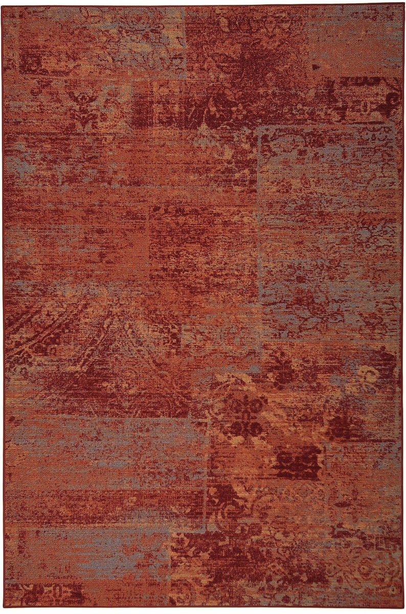 VM Carpet Rustiikki matto 80x300 cm puna-oranssi 14 kantti 5857