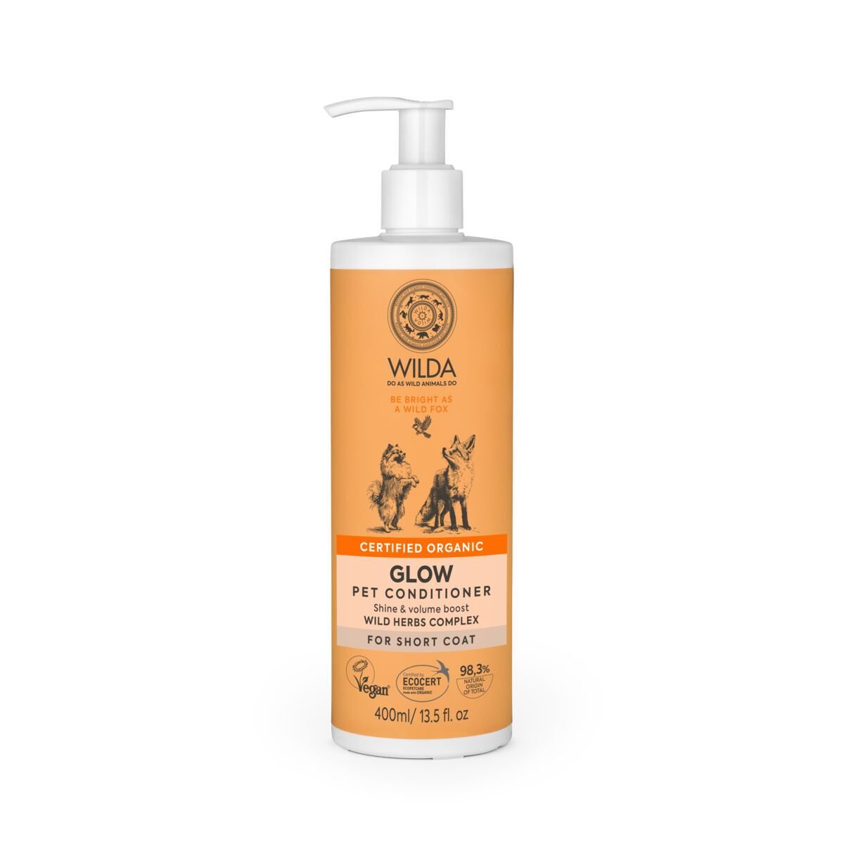 Wilda Glow pet -hoitoaine koiralle 400ml