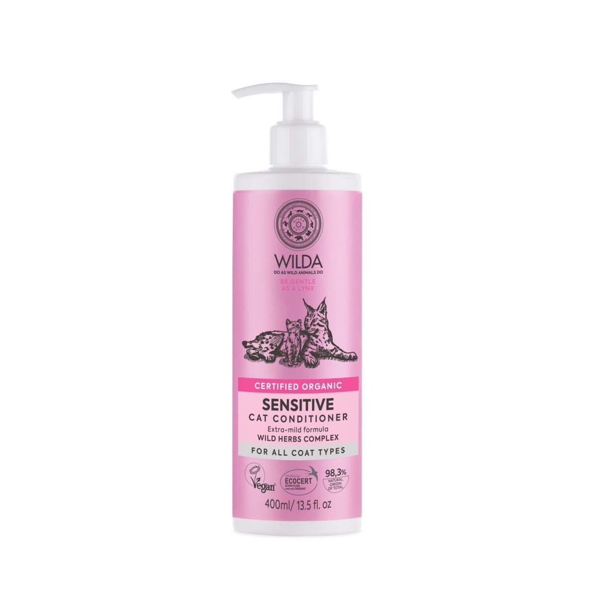 Wilda Sensitive Cat kissan hoitoaine 400 ml