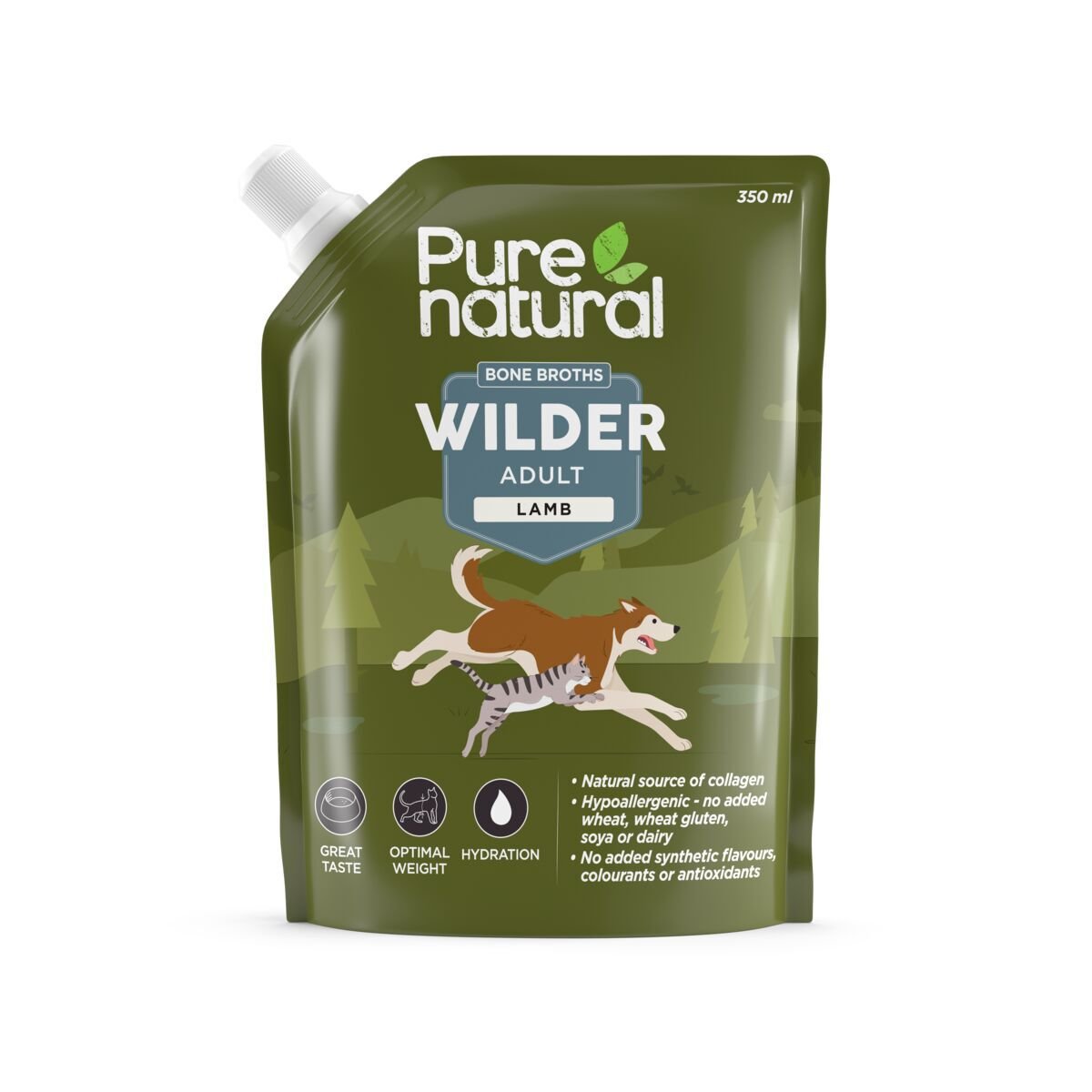 Purenatural Wilder Bone Broth lammas 350 ml