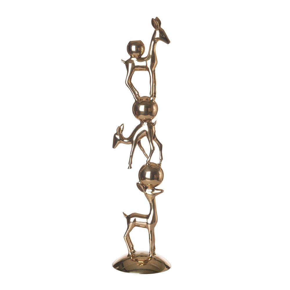 Pols Potten  Bambi Kynttilänjalka 55 cm Messinki