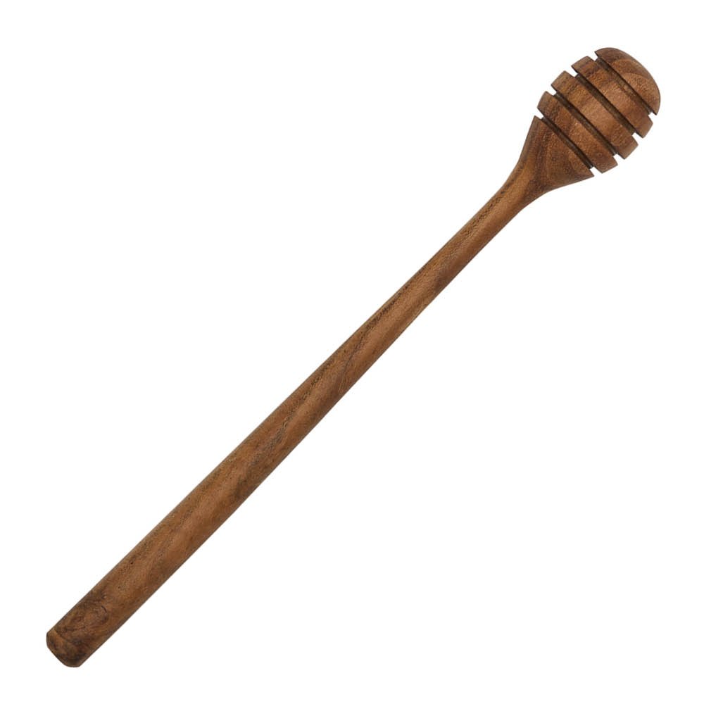 Tell Me More  Teak honey dipper Hunajalusikka 19 cm Puu