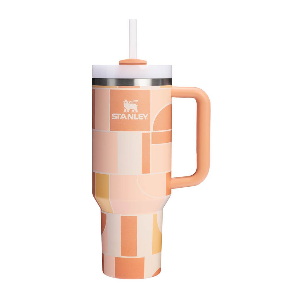 Stanley  Stanley Quencher Tumbler Termosmuki 1,18 L Apricot Court Geo