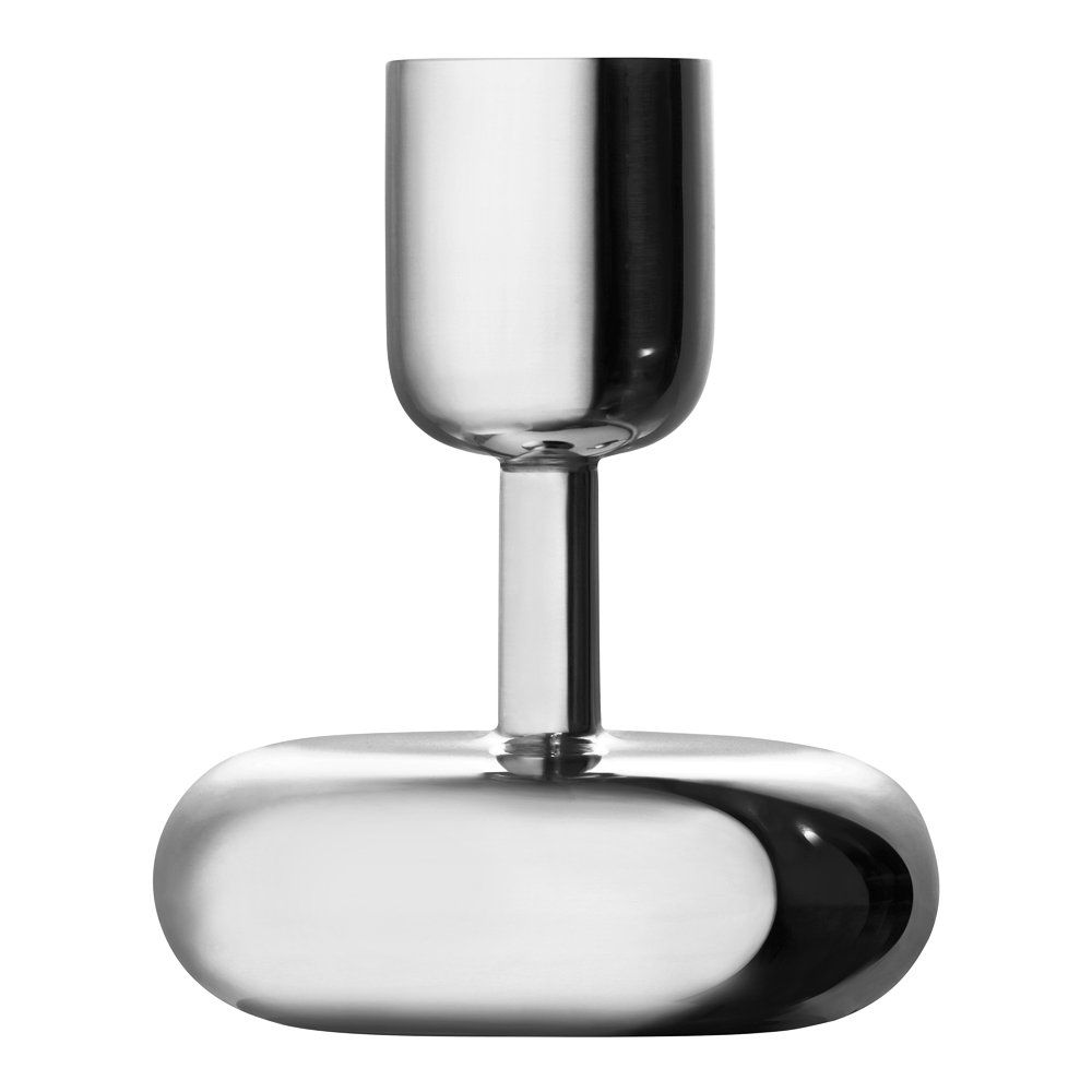 iittala  Nappula Kynttilänjalka 10,7 cm Teräs