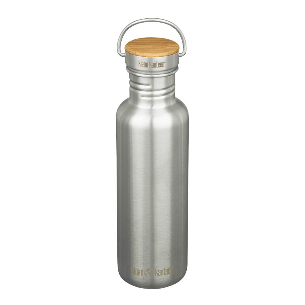 Klean Kanteen  Reflect Juomapullo 0,8 L Bambu/Harjattu teräs