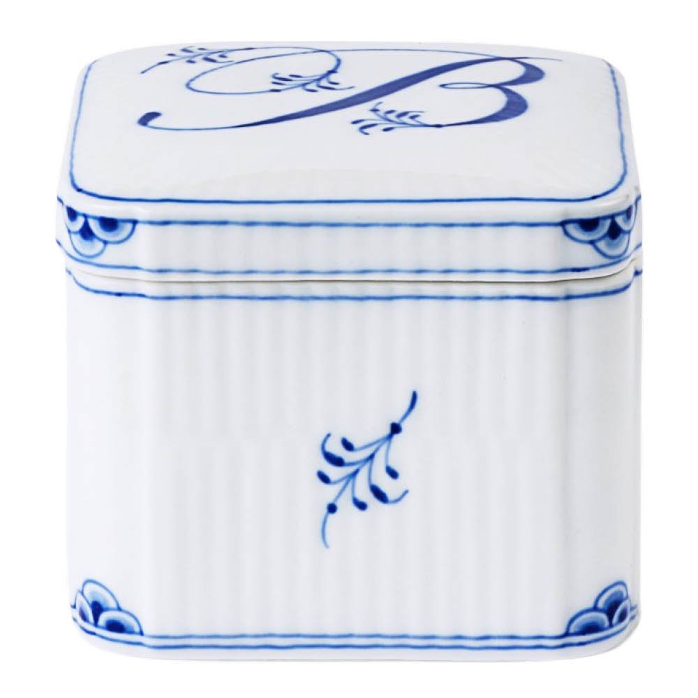 Royal Copenhagen  Alphabet Collection Bonbonnier Purkki 13 cl B
