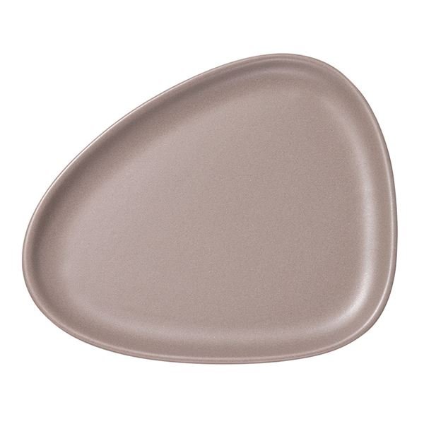 LIND DNA  Curve Stoneware Lautanen 22x19 cm Harmaa