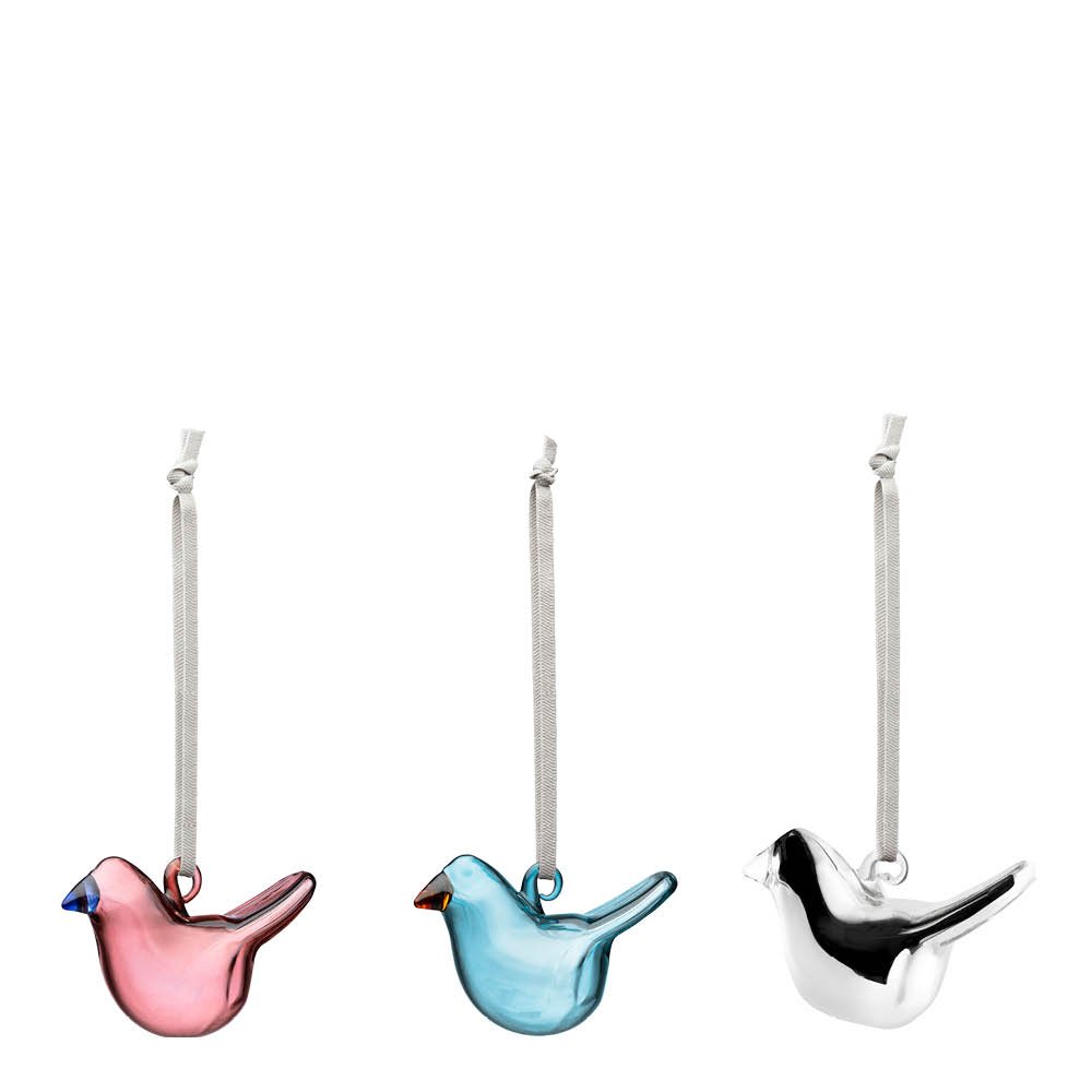 iittala  Mini Lasilinnut mix 2025 3 kpl