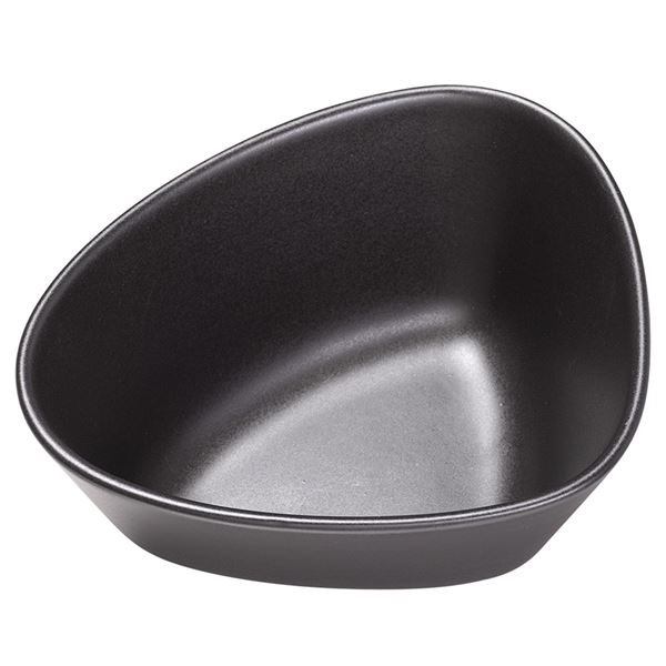 LIND DNA  Curve Stoneware Kulho 22x20 cm Musta