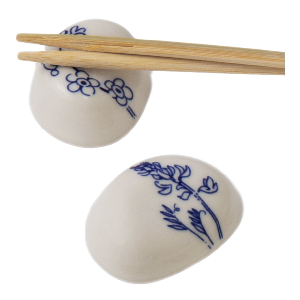 Moomin Arabia  Muumi Haru Syömäpuikkopidike 2 kpl Valkoinen/Sininen