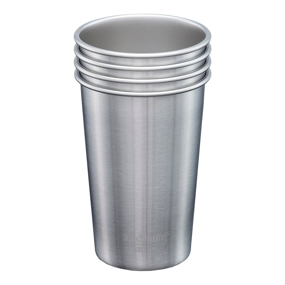 Klean Kanteen  Steel Pint Muki 473 ml 4 kpl Harjattu teräs