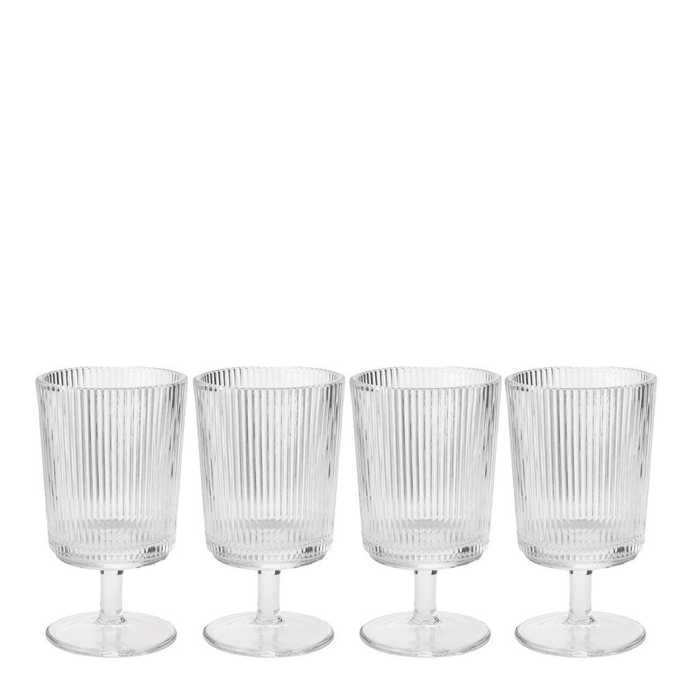 Stelton  Pilastro Viinilasi 18 cl 4 kpl Kirkas