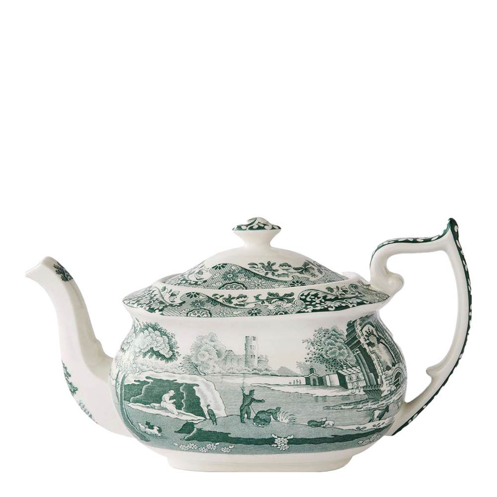 Spode Heritage Green Italian Teekannu 1,1 L Vihreä/Valkoinen