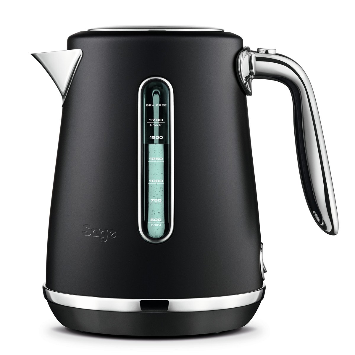 Sage  Soft Top Luxe Vedenkeitin 1,7 L Black Truffle