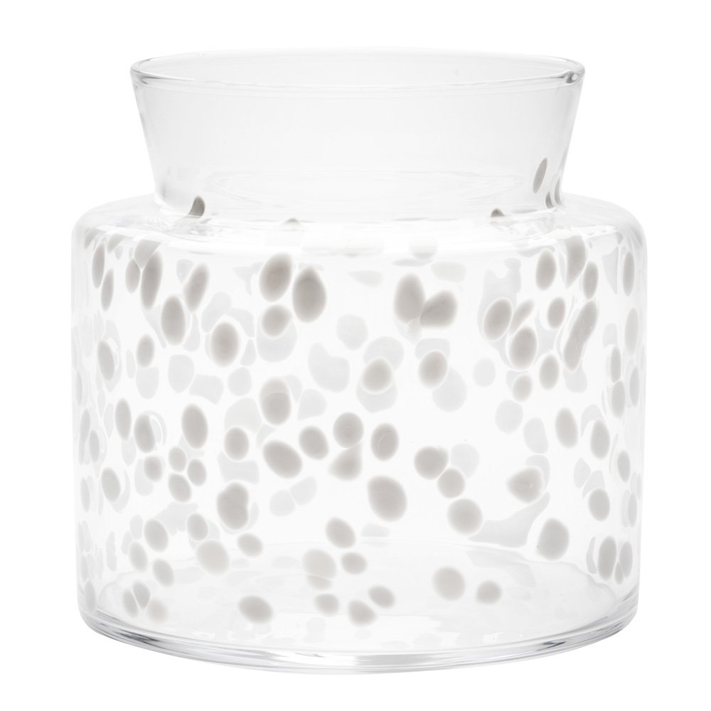 Kosta Boda  Meadow Maljakko 19,5 cm Valkoinen