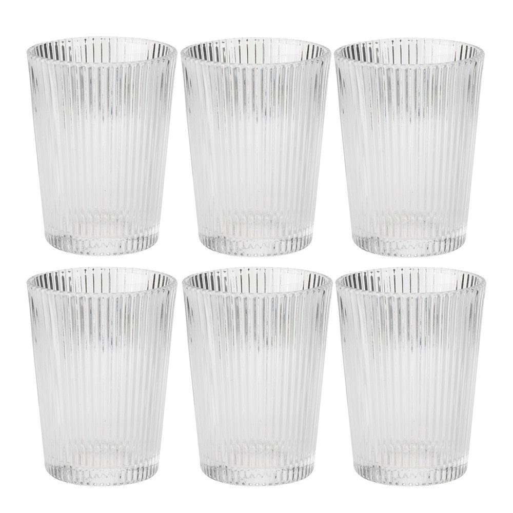 Stelton  Pilastro Juomalasi 15 cl 6 kpl Kirkas