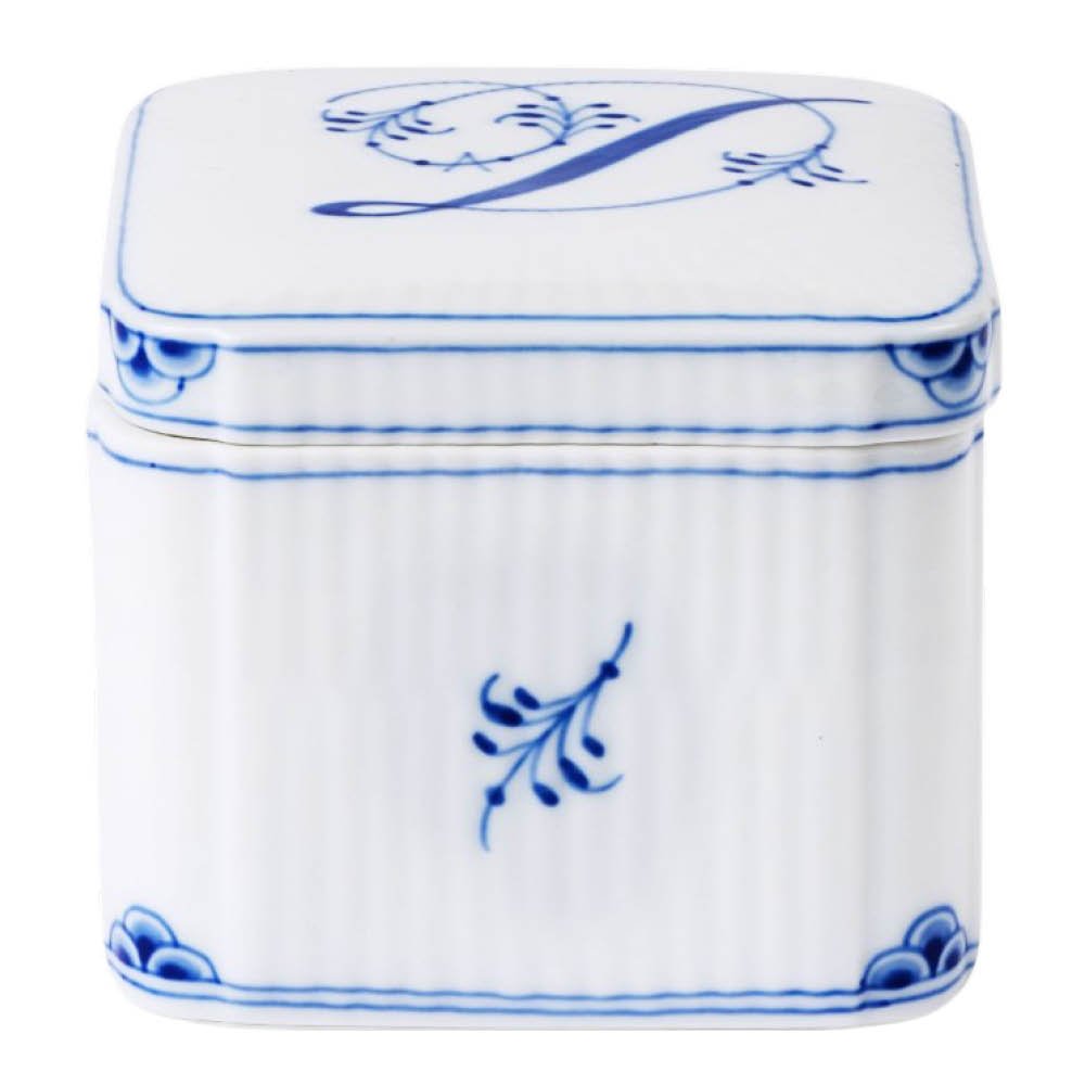 Royal Copenhagen  Alphabet Collection Bonbonnier Purkki 13 cl D