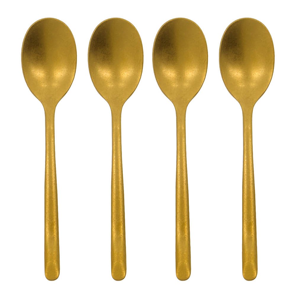 Nicolas Vahé  Teelusikka 14 cm 4 kpl Kulta