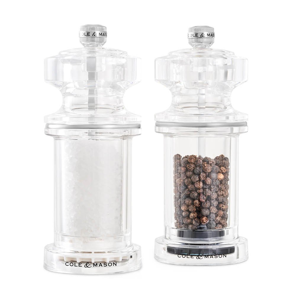 Cole & Mason  Precision 605 Suola ja Pippurimylly 14,5 cm Kirkas