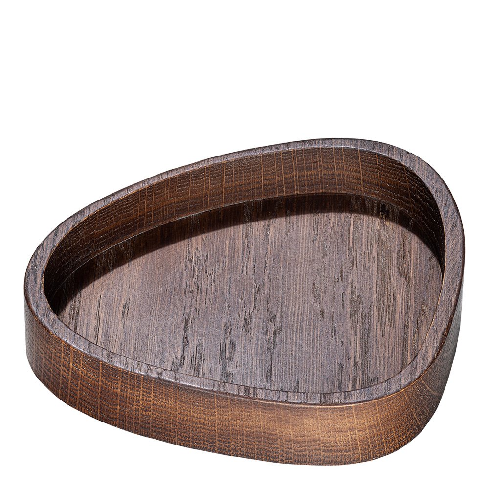 LIND DNA  Wood Box Curve S Tarjotin Savustettu tammi