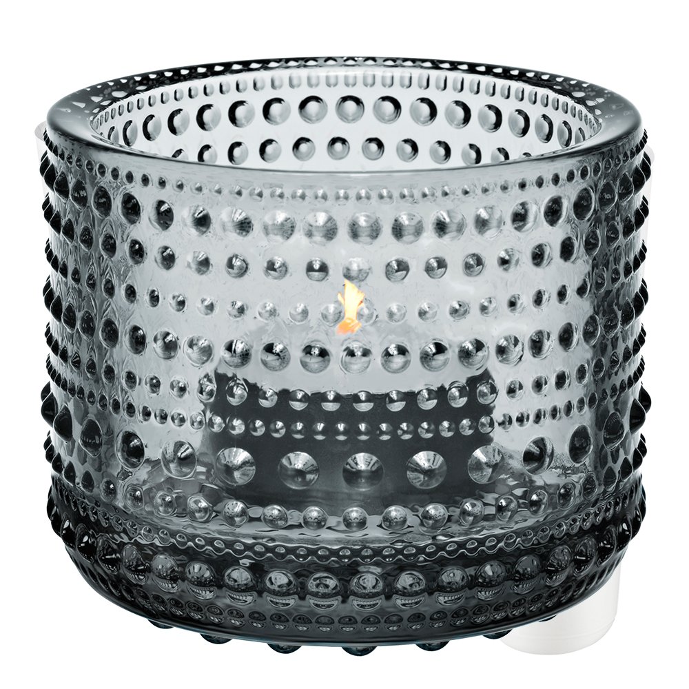 iittala  Kastehelmi Kynttilälyhty 6,4 cm Harmaa