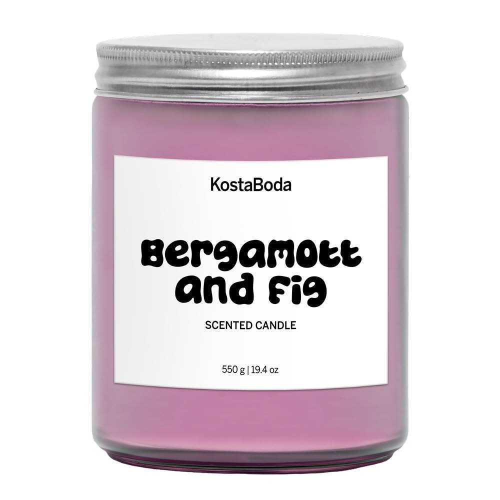 Kosta Boda  Mind Tuoksukynttilä 13 cm Bergamott & Fig